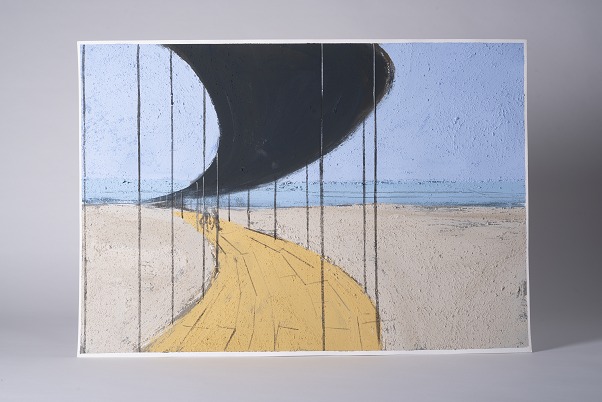 Filippo La Vaccara, Untitled, 2020. Axrilico su carta (35,5x50,5 cm)