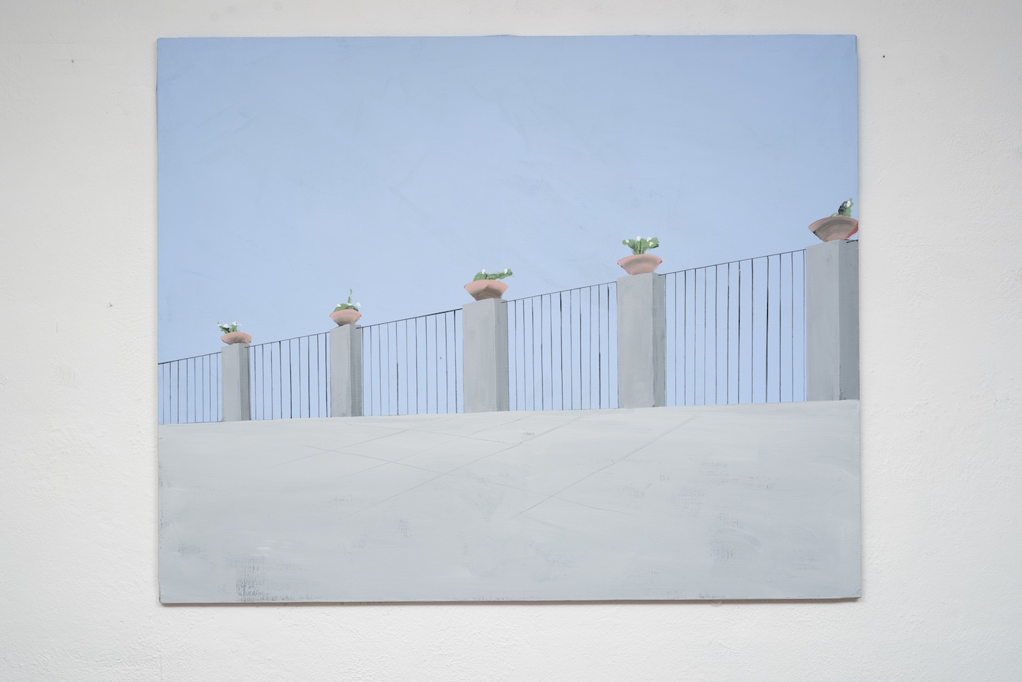 Filippo La Vaccara, Untitled, 2020. Acrilico su tela (130x160 cm)