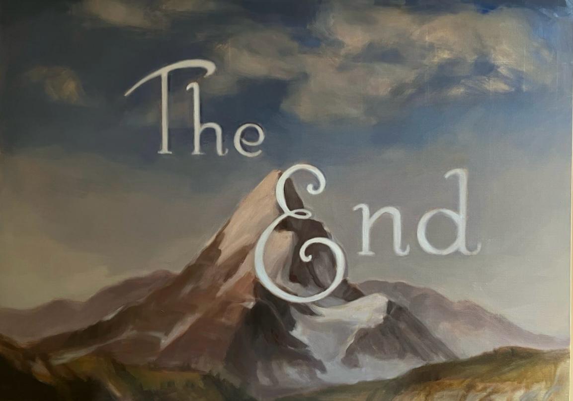 The End, 2025. Olio su tela (100x140 cm)